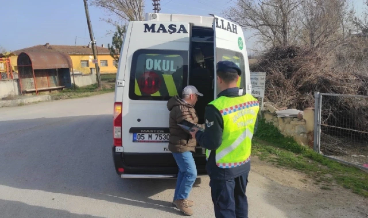 Amasya'da 68 Okul Servisi Denetlendi