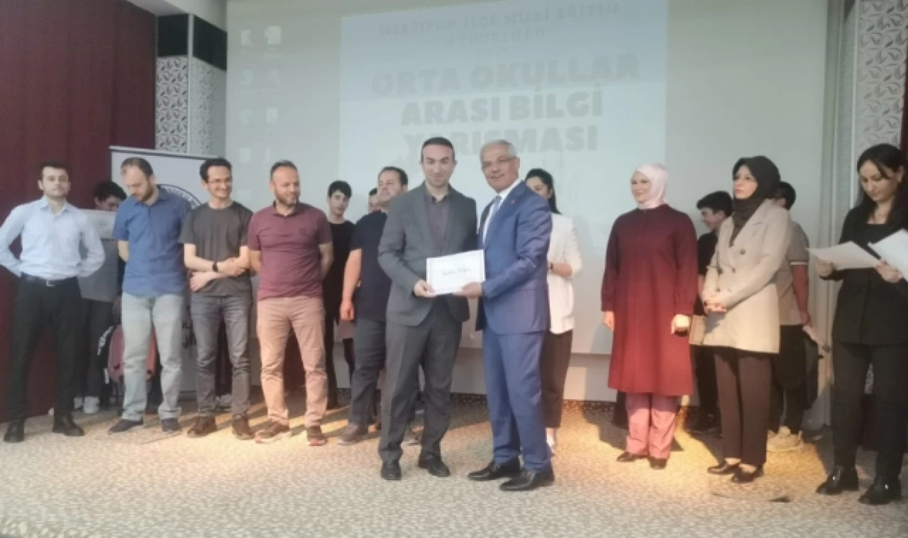 Merzifon’da Bilgi Yarışması Finali Yapıldı