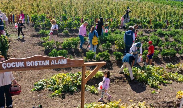 Keçiören'de kreş öğrencileri bostanda hasat yaptı - GENEL - Merzifon Bilgi Gazetesi - Amasya Haber